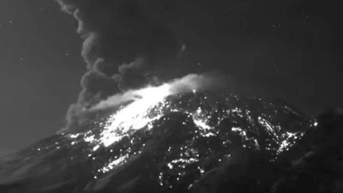 La explosión del volcán Popocatépetl y la onda expansiva dejó como consecuencia vibraciones en ventanas y puertas